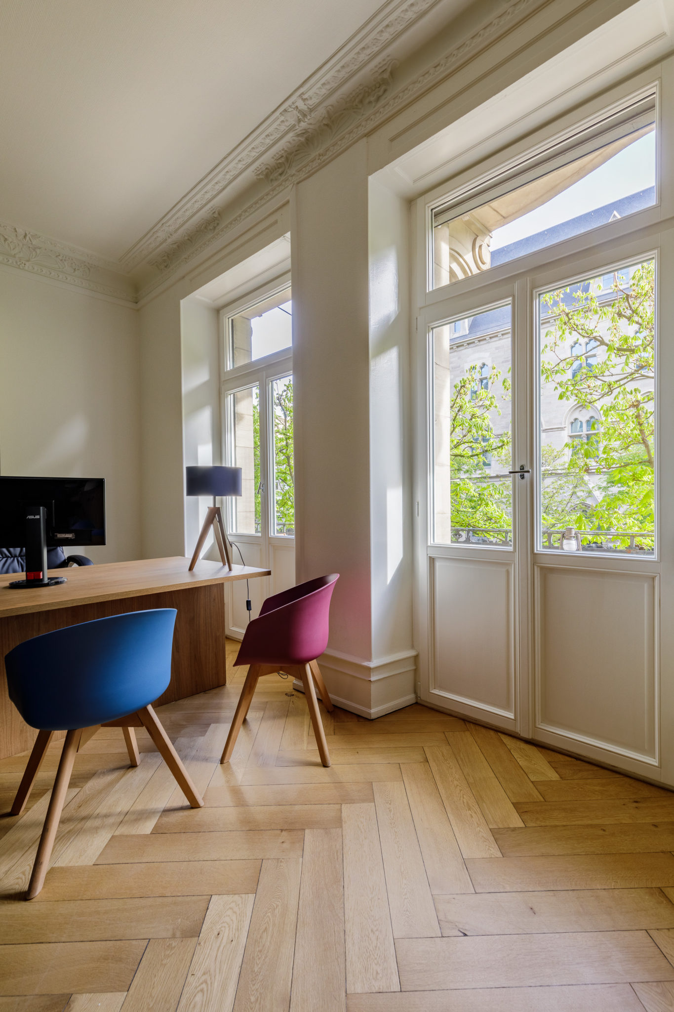 Bureau, vue balcon